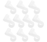 iplusmile Soporte de Barra para Armario 16 MM 10 Ganchos para Colgar Ropa, Adecuado para Dormitorio y Orden Armario