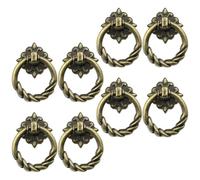 iplusmile Tiradores de Gabinete Vintage A56 de Metal en Bronce Antiguo, Juego de 8 Piezas, Tiradores de Barra para Armarios y Cajones, Mini Pomos para Muebles, Ideales para Estilo y Uso