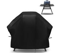 Iptienda Cubierta para parrilla, cubierta impermeable para barbacoa al aire libre Ninja con dos mesas auxiliares, cubiertas de barbacoa con hebillas, cubiertas de barbacoa para parrilla Ninja Woodfire