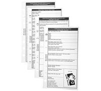 iQ-Company Logbook Refill XS (S) Mixed - Diario de Buceo, Color Blanco