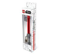 Iq lego star wars - bolígrafo de gel con clip, color rojo (53509)