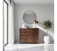 Irelia mueble recibidor de madera maciza de mango