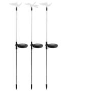 Irfora Faro Solar de Jardín con Estaca, Impermeable, LED Colorido | 8 horas de iluminación, Fácil de configurar, Respetuoso con el medio ambiente, Función de detección de luz, Ideal para