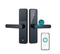 Irfora Tuya Smart Lock Cerradura de Huella Dactilar Cerradura de Puerta Teclado Cerradura de Puerta con Mango Huella Digital Cerradura Electrónica Cerradura Inteligente Compatible con Tuya APP