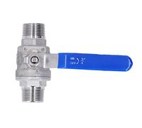 Irfora Válvula de Bola de Acero Inoxidable 304, Tamaño NPT 3/4 Pulgada | Durable, resistente a la corrosión, fácil de controlar, adecuado para agua, petróleo y gas.