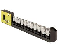irimo - Juego de vasos 1/4" en rail, 11 piezas