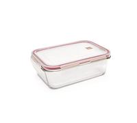 Iris 8602-V - Contenedor hermético de Vidrio de 840 ml, 8 x 11 x 6 cm, Multicolor