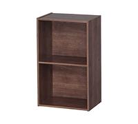 Iris Ohyama, Armario de Almacenamiento/Estante de Almacenamiento/Armario de Oficina/Armario con Estante/Organizador de Escritorio, Diseño,Modular, Oficina, Casa - Office Basic Rack - CX-2FN - Marrón
