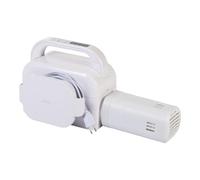 Iris Ohyama, Calentador y secador de manta eléctrico 2-en-1, 490W, Manguera extensible, 3 ajustes del temporizador, Para ropa de cama, mantas - Bed Warmer BW-C1 - Blanco