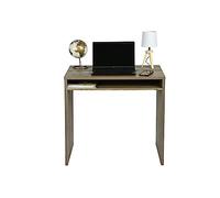 IRIS OHYAMA Escritorio con módulo de almacenamiento con estantería/Escritorio de ordenador/Escritorio de madera, Diseño,Robusto, Oficina, Casa - Desk - WDK-800 - Marrón ceniza, W 80 x D 50 x H 75 cm