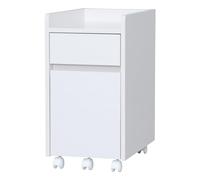 Iris Ohyama, Mueble de almacenaje/Mueble con repisa/Escritorio con repisas y Ruedas/Mueble Escritorio, Diseño, Oficina, Estudio - Chest of Drawer - FDK-3059 - Roble Blanco