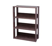 Iris Ohyama, Unidad de Almacenamiento/Estante de Almacenamiento/Módulo Lateral/Unidad de Almacenamiento pequeña, Diseño,Modular, Oficina, Casa - Open Wood Rack - OWR-600 - Marrón