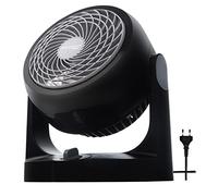 Iris Ohyama, ventilador silencioso - Woozoo - HD15N, plástico, negro, 34 W, 13 m², 24,1 x 17,5 x 26,6 cm