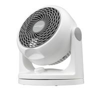 Iris Ohyama Woozoo, 23m², Ventilador de mesa, Blanco, 3 velocidades, Oscilación, Silencioso, Potente,Escritorio, Portátil, Sobremesa, Table Fan, Ventoinha para el dormitorio, a oficina, Frio, PCF-HD18