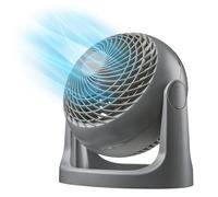 Iris Ohyama Woozoo, 23m², Ventilador de mesa, Gris, 3 velocidades, Silencioso, Potente,Escritorio, Portátil, Sobremesa, Table Fan, Ventoinha para casa, a oficina, PCF-HE18