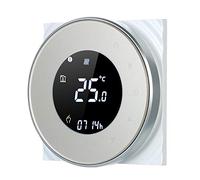 Irishom Termostato Wi-Fi para caldera de gas, termostato digital, programable, pantalla LCD táctil con retroiluminación y función de control de voz, cronotermostato BHT-6000-GC
