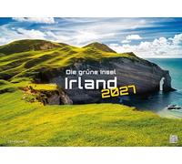 GP-Fever Calendario de pared Irlanda – La isla verde 2027, DIN A2 (60 x 42 cm)