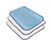 iRobot - Piezas auténticas - Paños de Microfibra Mixtos para Braava Serie 300 - Blanco (2X) y Azul (1x) - Reutilizables