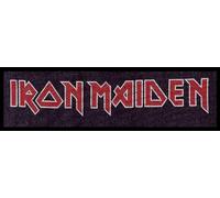 Iron Maiden - Iron Maiden Iron Maiden Logo Sin clasificar Parche Negro/Rojo/blanco 100% poliéster Sin definir