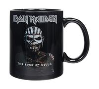 Iron Maiden Taza Oficial de Desayuno con Logo Souls - Negro