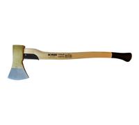 IRONSIDE Hacha Madera 1600 g Mango Fresno, Protección de Impacto, Cabeza Pulida