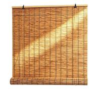 IRUGS Estor de Bambú para Exterior en Terraza y Pérgola, Persiana Enrollable con Privacidad y Luz Filtrada para Porche, Balcón, Jardín y Cenador(100 Ancho x 220 Alto cm)
