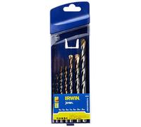 Irwin – Juego de brocas Masonry para hormigón – 7 piezas: 4/5/6/7/8/10/12 mm