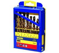 Irwin 10502603 - juego serie titanium, 19 uds. en estuche de metal: 1.