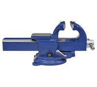 IRWIN 1978272 Tornillo de banco de ajuste rápido de 100 mm, azul/gris
