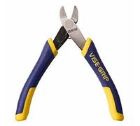 IRWIN 2078925 Alicates de agarre de tornillo de banco con resorte, corte empotrado, diagonal, plateado, 4-1/2 pulgadas
