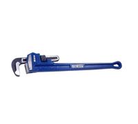 IRWIN Llave de tubo de agarre de tornillo de banco, hierro fundido, SAE, mandíbula de 3 pulgadas, 24 pulgadas de longitud (274104), azul