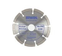 Irwin pro performance - hoja de diamante para amoladora angular, 125 m