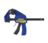 IRWIN QUICK-GRIP - Abrazadera de barra con una sola mano, servicio medio, 6 pulgadas, 1964717, azul