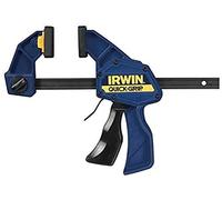 Irwin Abrazadera de barra T518QCEL7 Mordaza carga media 450 mm (18 pulgadas) Negro Azul am