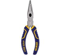 IRWIN Tools 2078226 - Alicates de agarre de tornillo de banco, punta larga doblada, 6 pulgadas (2078226), azul/amarillo