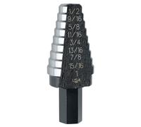 Irwin Tools UniBit - Broca escalonada de 3/16 a 1/2 pulgadas, 10220
