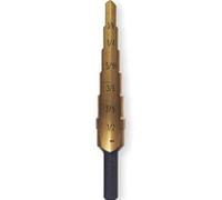 IRWIN Unibit2T Shank Step Drill Bit, Titanium Nitrate Coated 3/16" to 1/2" by 1/4" Shank Step Drill Bit (15102)
