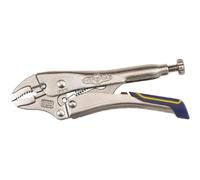 IRWIN VISE-GRIP alicates de bloqueo de mandíbula curvada de liberación rápida con cortador de alambre y mano reducida de 5 pulgadas (IRHT82581)