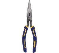 IRWIN Vise-Grip - Alicates de punta larga con cortador de alambre, 8 pulgadas, 2078218, azul, inoxidable, amarillo