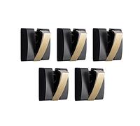 ISCBAFYX Percheros,Perchero Montado En La Pared Ganchos Plegables para Abrigos 5 Piezas Ganchos De Pared,Toallas De Baño Percha para Ropa Ganchos De Soporte Plegables De Aleación De Aluminio/D/5.1 *