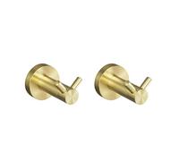 ISCBAFYX Toallero Estante de Pared de Oro Cepillado, Accesorios de baño para Inodoro, Soporte de Papel, toallero, Gancho para Abrigos, Perchero, Accesorios de baño, BG, toallero Individual