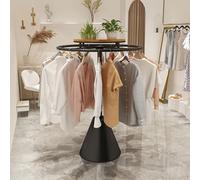 ISCBAFYX Valet Valet para Hombre Multifuncional de Madera Maciza con Percha contorneada, Zapatero, Barra para Pantalones, Ganchos para Corbatas y Cinturones, Ideal para Ajustar Trajes, Abrigos y