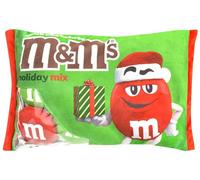 iscream M&M's Holiday Package - Juego de Almohadas de 14 x 8.5 Pulgadas con Mini Almohadas Rojas y Verdes M&M's Candy