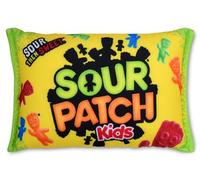 iscream Sour Patch Kids - Almohada Decorativa de microcuentas de 30,5 x 17,8 cm