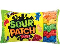 iscream Sour Patch Kids - Juego de Almohadas de 18 x 12 Pulgadas con Mini Almohadas SPK Candy