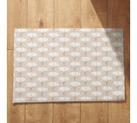 Isdreem Alfombra Antideslizante Escalera Alfombrilla para Ducha Patrón Retro Suelo Dormitorio XXL Secado Rápido, 45x75Cm