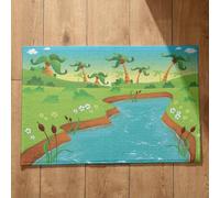 Isdreem Alfombra Escalera Interior Felpudo Entrada Piso Linda Caricatura Baño Antideslizante Alfombrilla Ducha Grande Diseño Personalizable, 40x60Cm