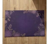 Isdreem Alfombra Quad Alfombrilla Antideslizante Suelo Flor Escalera Baño Secado Rápido, 45x75Cm
