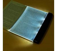 Iseuj Home Luces planas para libros para leer por la noche en la cama, luz LED transparente para página de libros, luz para lectura, panel iluminador, placa, placa de lámpara, tablero inalámbrico