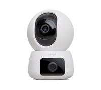 ISIWI Twin - Cámara Wi-Fi Interna 2K 3 MP + 3 MP, Doble Lente, PT, cámara de Seguridad, detección de Personas, Seguimiento de Movimientos, 2,4/5 GHz visión Nocturna Audio grabación SD-Cloud/NVR